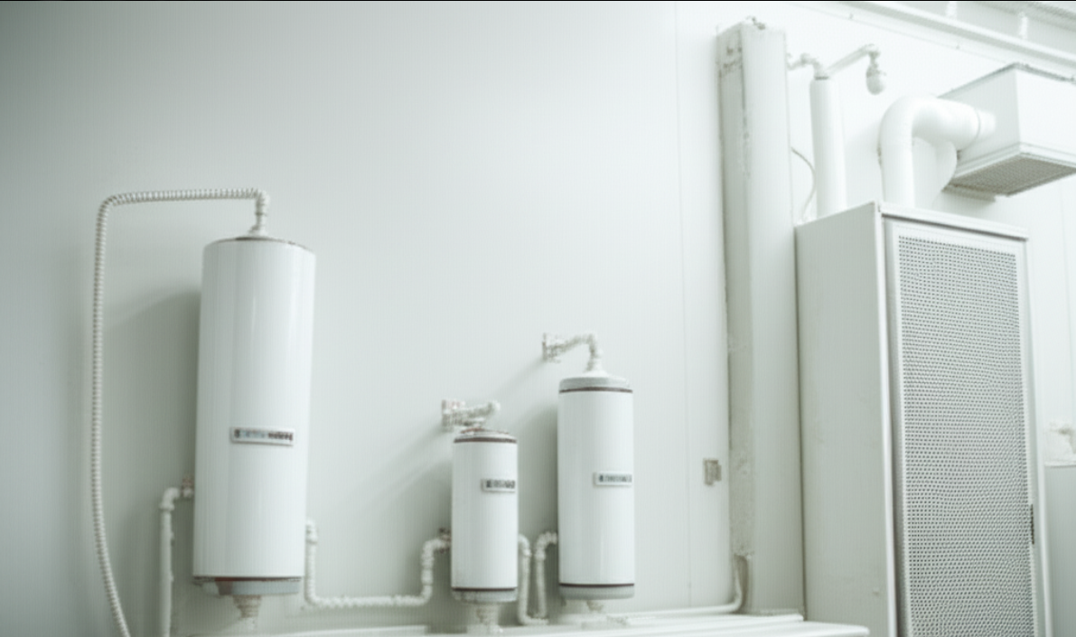 陽光が差し込む明るい浴室のイメージ。給湯器交換による快適な未来を暗示。