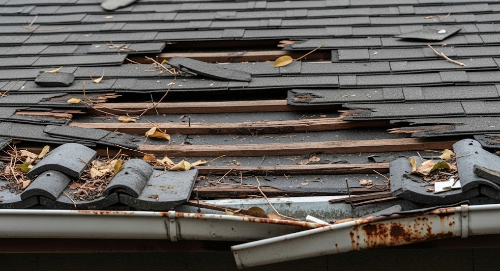 台風による屋根の経年劣化も対象?