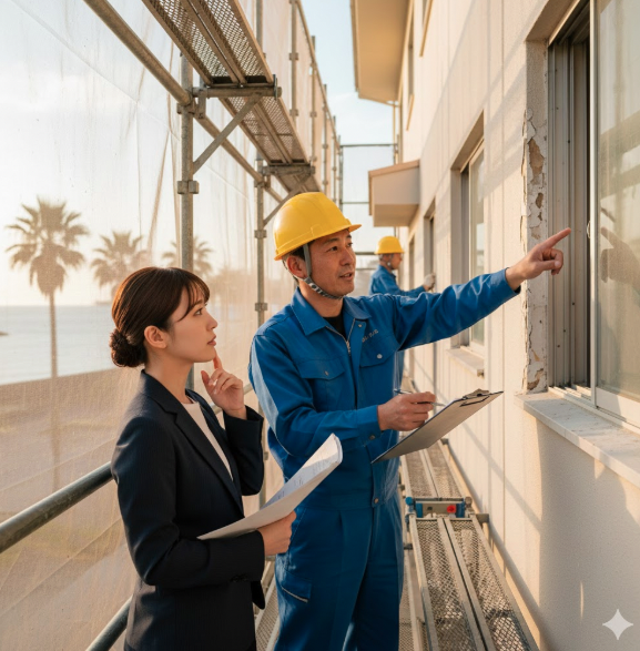 焼津市のアパートにおけるコーキングの劣化や打ち替え費用についてプロが解説