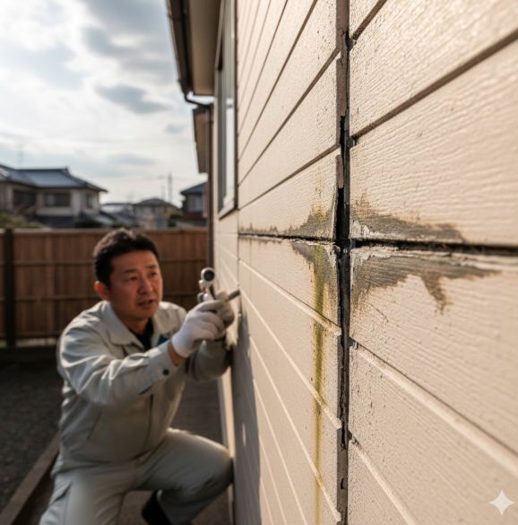コーキングの劣化サインとシーリングの劣化サイン