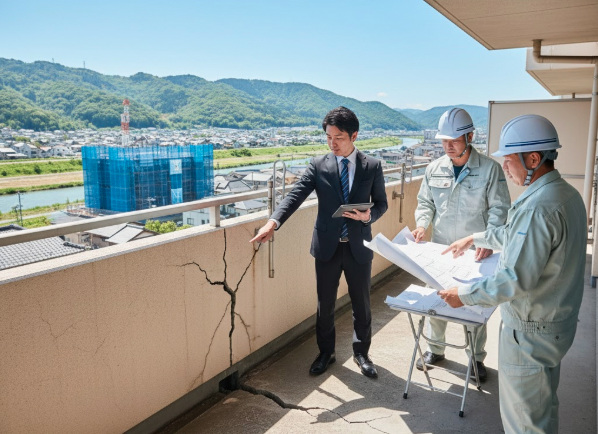 藤枝市のアパートのベランダがひび割れした時の防水工事の費用相場と失敗しない業者選び