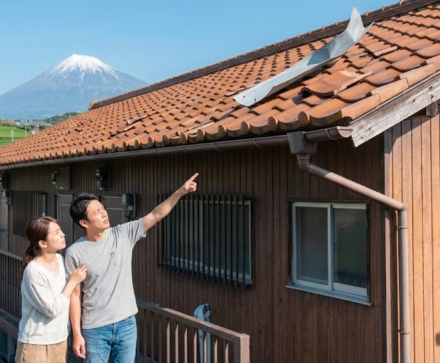 磐田市の賃貸物件で屋根破損時の修理費用の相場と確認すべきこと