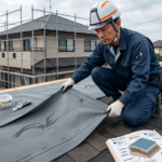 屋根カバー工法の施工方法：手順・工期（日数）・雨の日施工の注意点